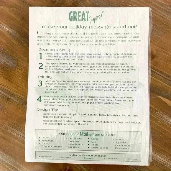 Great Papers! Holiday Letterhead - Bring Home Tree - Picture 3 of 3